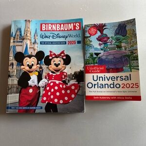 2025 Walt Disney World and Universal Orlando Travel Books